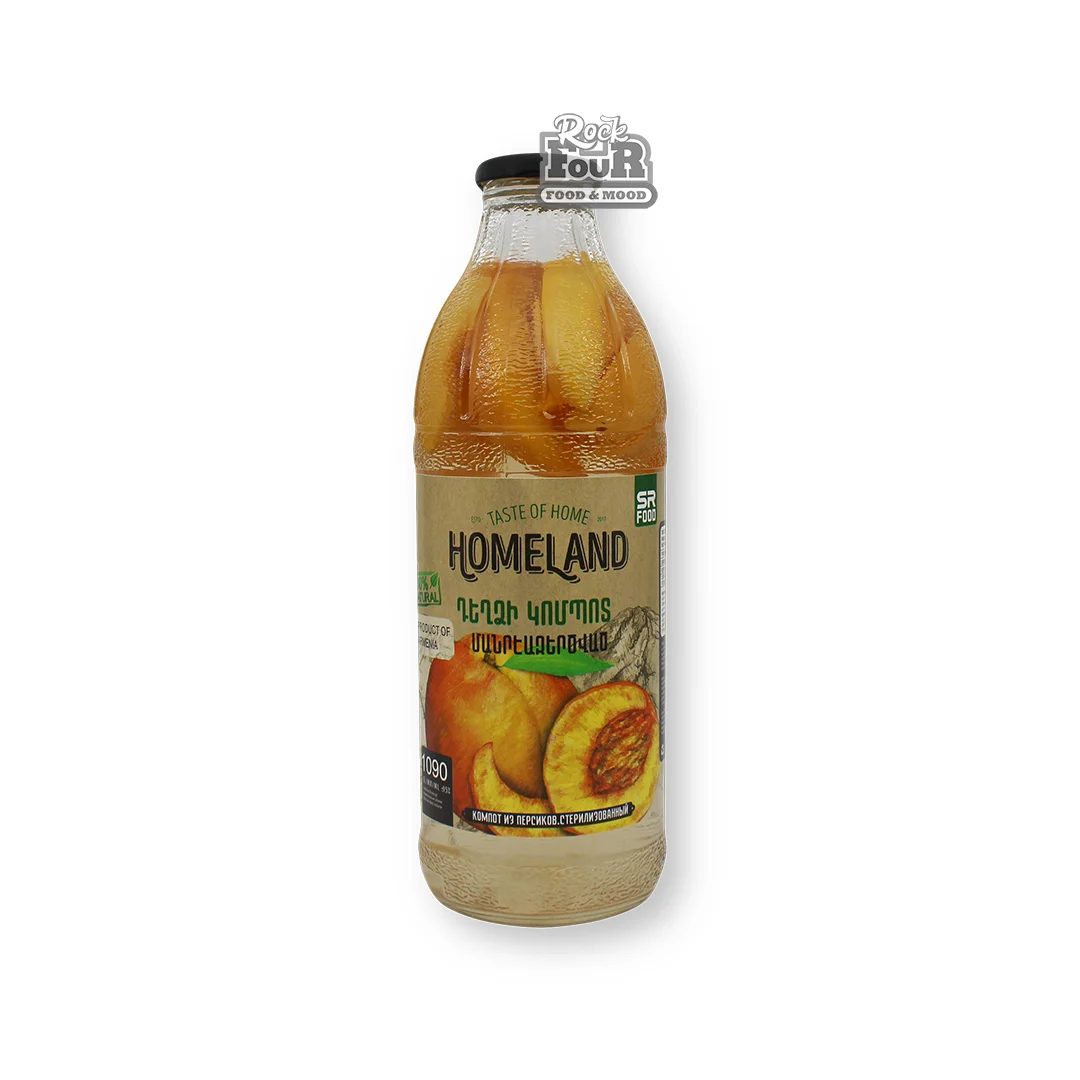 Compote "Homeland" peach 1l